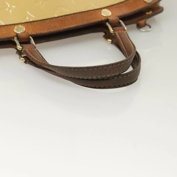 LOUIS VUITTON Monogram Vernis Blair MM Hand Bag 2way Citrin M90108 Auth 132765 - Picture 8 of 16